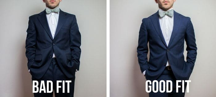 good suit fit and bad suit fit