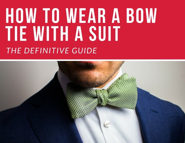 bow tie with suit