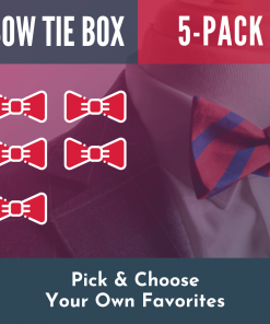 Bow tie bulk bundle box of 5 where you can pick mix and match your own handmade bow ties